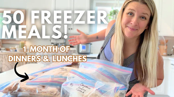 50 Freezer Meals in a Few Hours | EASY MAKE-AHEAD DINNERS & LUNCHES