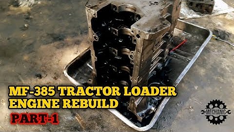 Wasted Engine rebuild Tractor MF-385 #tractor #restoration #engine #repair #pakistanitractormechanic