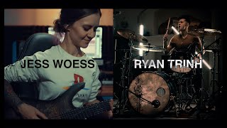 WAGE WAR - MANIC - GUITAR & DRUM COVER - (FEAT. JESS WOESS)