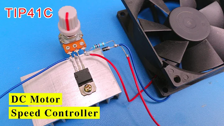 How to make Simple DC Motor Speed Controller Circuit DIY | DC motor controller