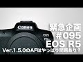 095「EOS R5のVer.1.5.0のAF問題を検証。やはり1.5.0は問題あり？」