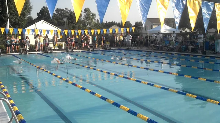 Billy Fluharty Swimming 2012 06 27 Billy's first s...