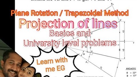 Plane Rotation # Trapezoidal Method # projection of lines