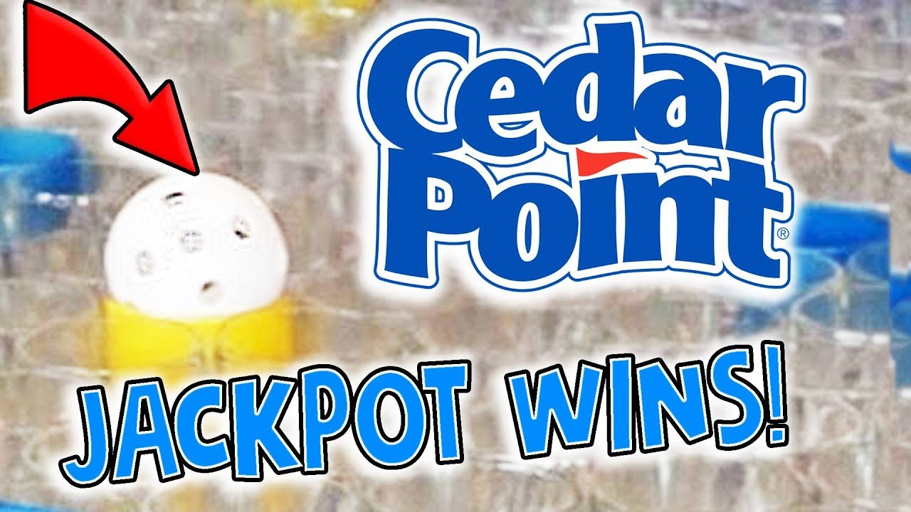 CARNIVAL GAME JACKPOT WINS AT CEDAR POINT! YouTube