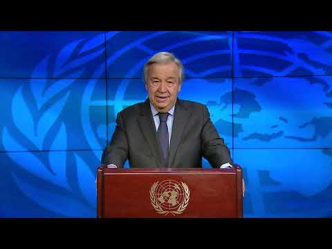 Video message by UN Secretary General at the WGII AR6 press conference
