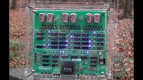 R.T. is LIVE: KoolKlox Nixie/Binary Kit Build Series (Continues)5