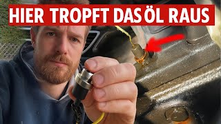 Saab 9-5 oil leak - replace oil pressure switch