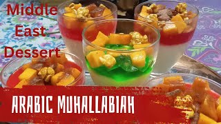 ARABIC MUHAllABIAH/ Arabic Dessert/Middle East Dessert