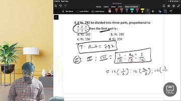 Quantitative Aptitude: Ratio-Proportion-Partnership: Lecture 1