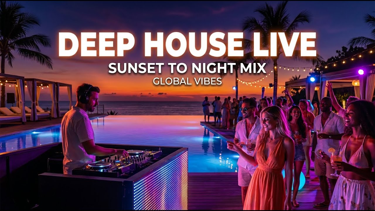 🔴 24/7 Deep House Live Music Radio | Chill Study Work Relax Sleep Focus Beats