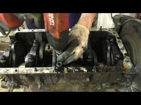 Реставрация автомобиля ГАЗ 24  двигатель 24Д часть 1