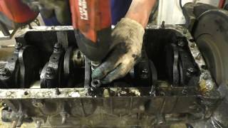 Реставрация автомобиля ГАЗ 24  двигатель 24Д часть 1