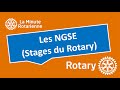 La minute rotarienne  les ngse stages du rotary