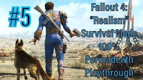 #5 - Fallout 4: "Realism" Survival Mode 100% Permadeath Playthrough - Fixing Up Sanctuary