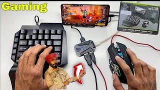 keyboard or mouse and mix pro converter unboxing and gaming full tutorial