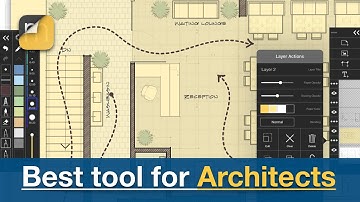 Designing a Modern Restaurant in #morpholiotrace  | Architecture iPad Workflow