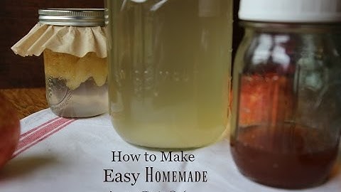How to Make Homemade Raw Apple Cider Vinegar