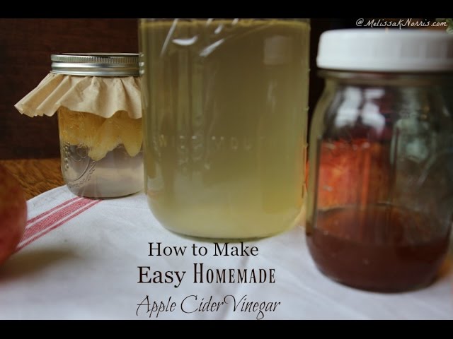 How to Make Homemade Raw Apple Cider Vinegar