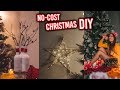 NO COST DIY CHRISTMAS DECOR + PAINTING + DECORATING MY HOUSE 2018