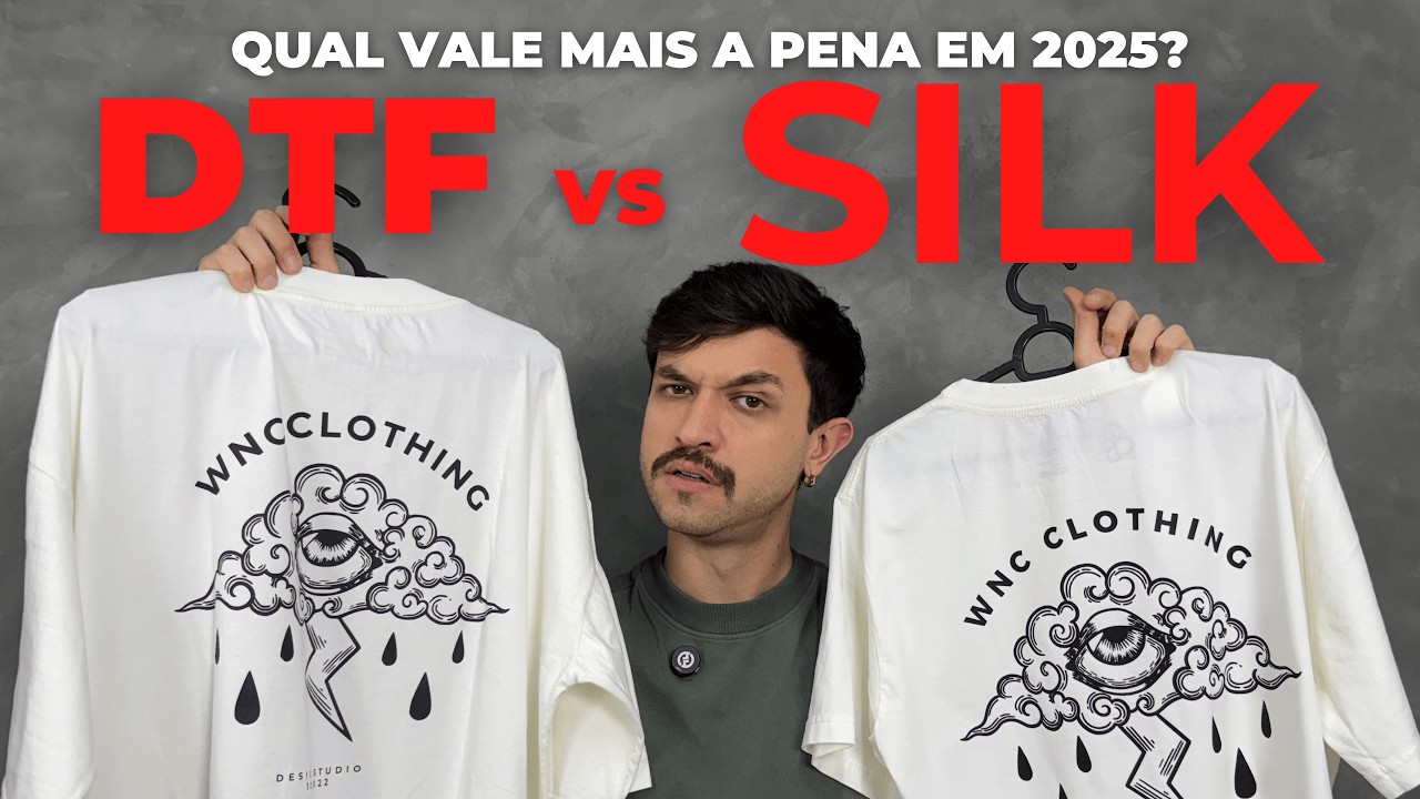 DTF vs. Serigrafia: Quem ganha? Qual tem maior durabilidade?