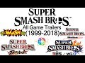 All Super Smash Bros Game Trailers (1999-2018)