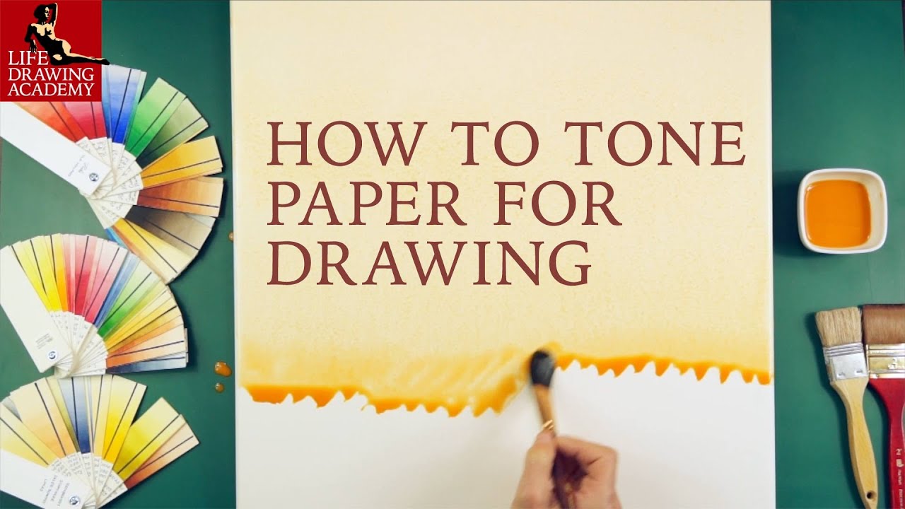 How to tone paper for drawing 