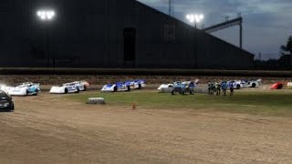 Saturday Night Pro Late Model Action