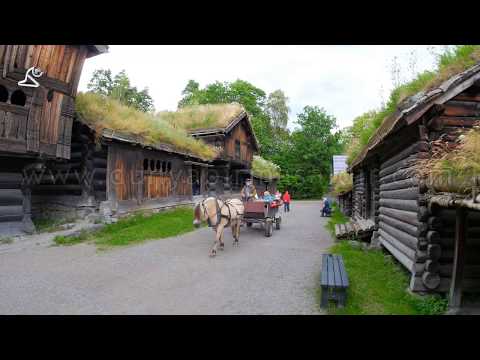 A bela vida em um vilarejo da Noruega