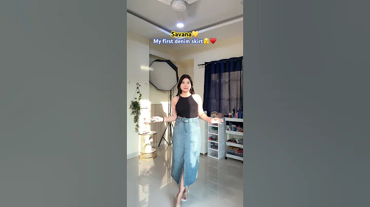 My first denim skirt from Savana🫣♥️| perfect fit & best quality💛 #savana #denimskirt #savanahaul