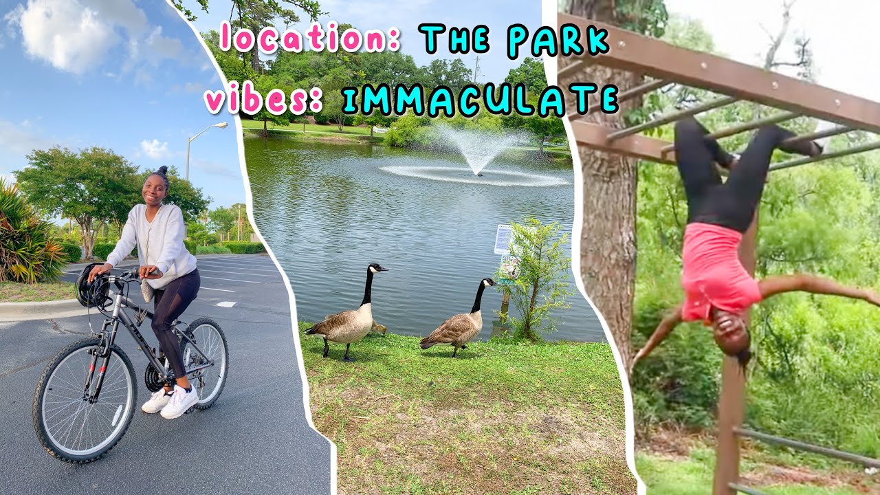 spend the day at the park with me | j1 work and travel vlog