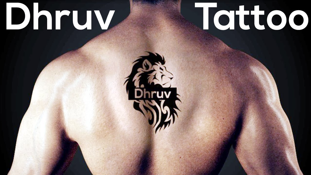 Dhruv Name Tattoo  Tattoo designs Name tattoo Tattoos