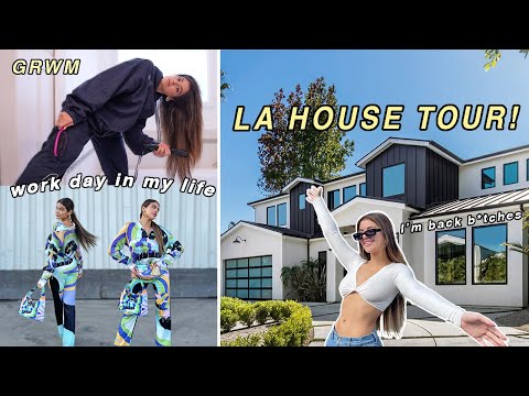MY NEW HOUSE IN LA! (house tour + workday in my life)