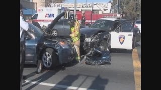Pittsburg Police Officer, 4 Others Hurt In Chain Reaction Crash During Bank Robber Chase