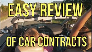 HOW TO REVIEW YOUR CAR CONTRACT at CAR DEALERSHIPS - Auto Expert: The Homework Guy, Kevin Hunter