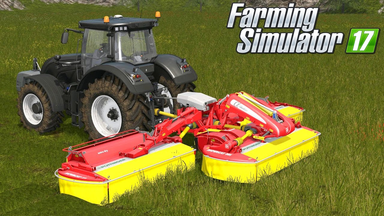 Farming Simulator 17 Koszenie Trawy Sianokosy Youtube