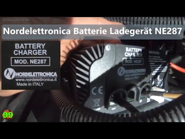 Nordelettronica 12 Volt 21A Batterie Ladegerät Umformer 21A NE287 Woh