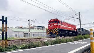 2022.10.05 05:46 貨列 7801次 田中中南陸橋下(4K)