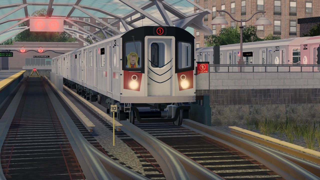 R142A 1 Train Action l NYC Subway Automated Roblox - YouTube