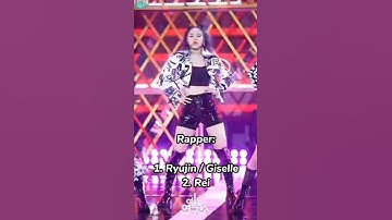 aespa, ITZY, and IVE main Rapper in different categories ( MY OPINION ) #aespa #itzy #ive #kpop