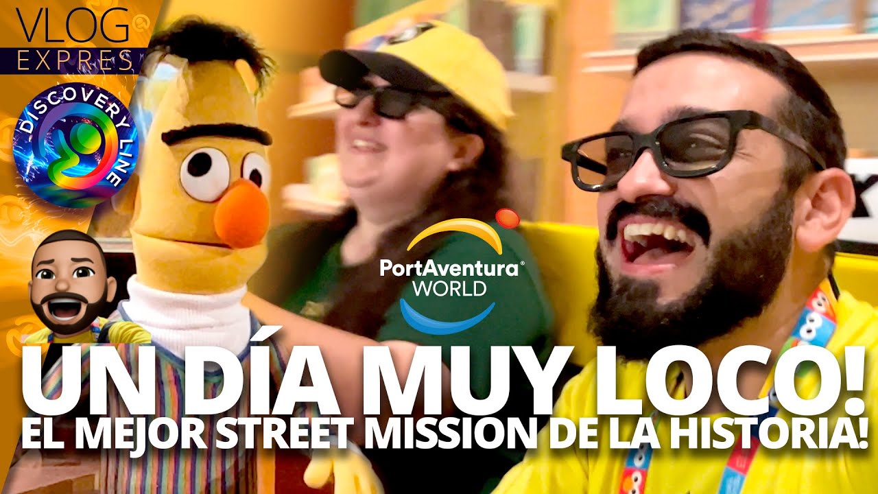 🟡 Un día loco en PortAventura💥El mejor Street Mission de la historia!