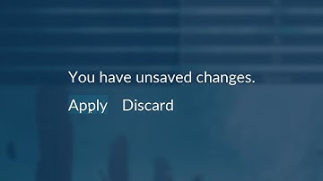 You have Unsaved Changes Warning - Unreal Common UI Menu System #24