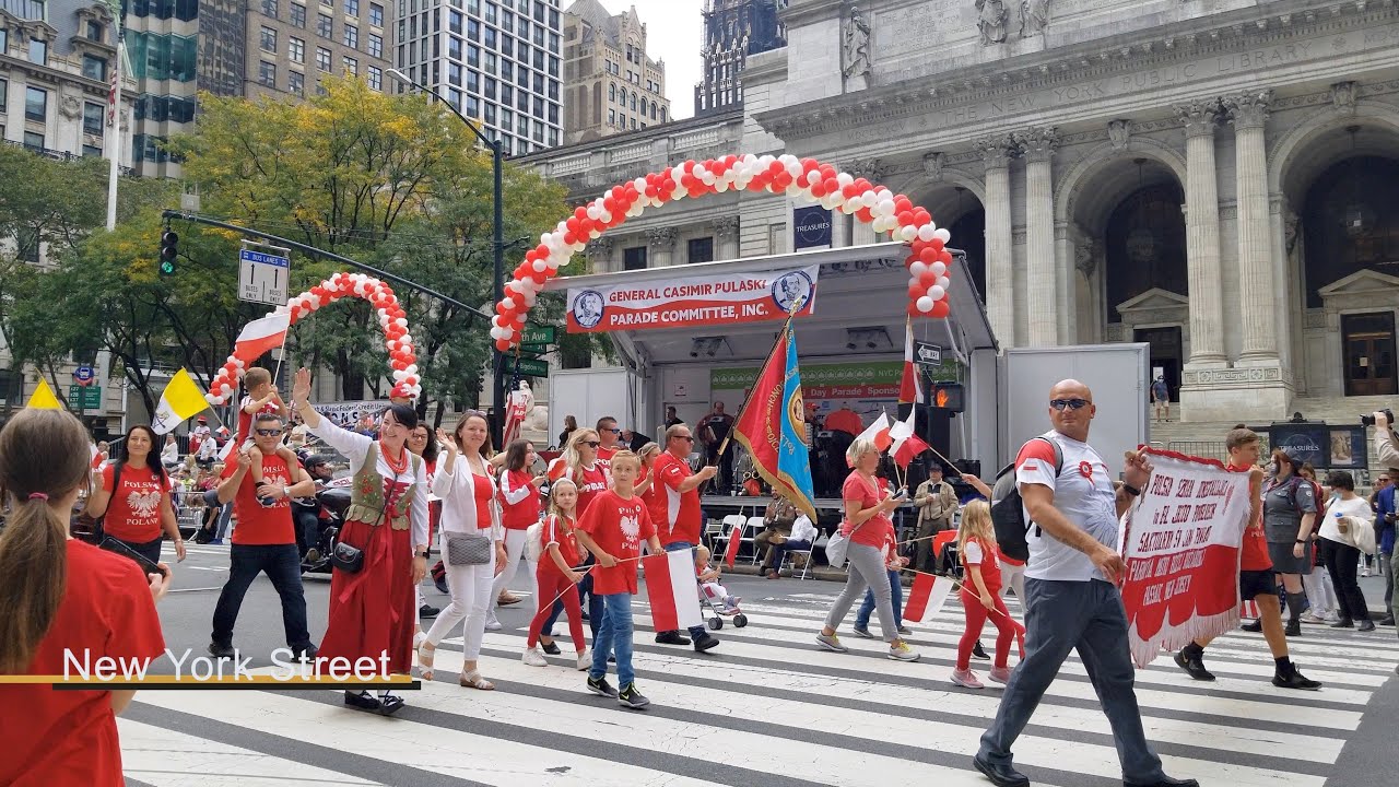 84th Annual Pulaski Day Parade NYC October 3rd 2021 YouTube