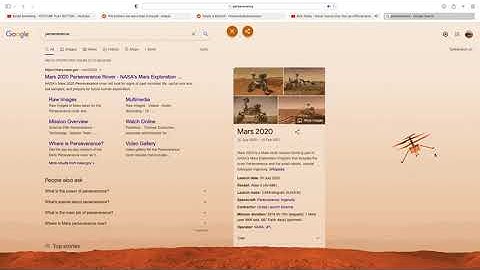 Google Mars Perseverance Rover Easter egg!