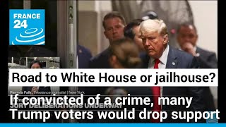 Court of public opinion poses biggest threat to Trump presidential run if he's convicted of a felony