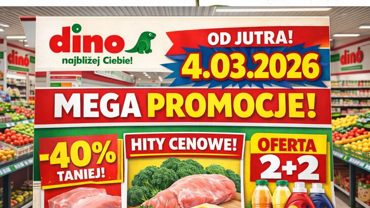 🌸 GAZETKA DINO WAŻNA OD JUTRA 04.03.2026 💐 Oferty na Dzień Kobiet! Super Promocje!