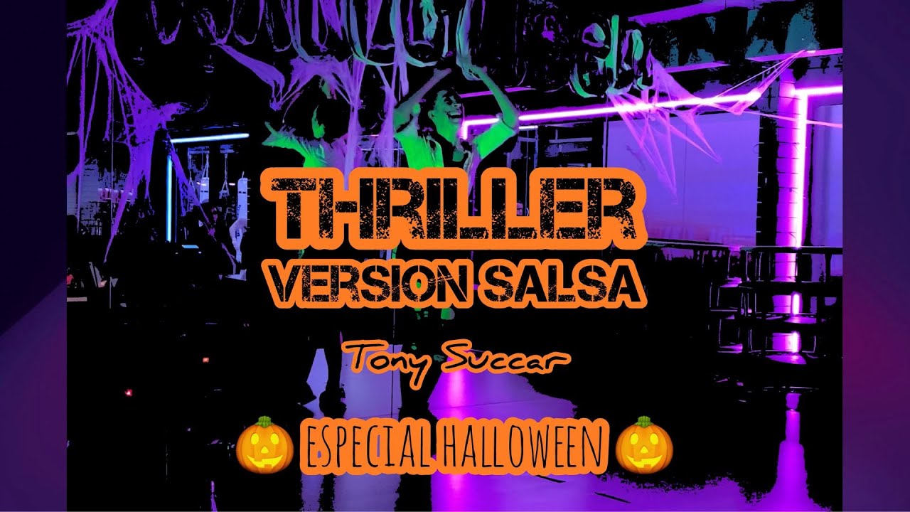 🎃 THRILLER versión Salsa 🎶 Coreografía de Zumba para Halloween | Michael Jackson & Tony Succar 🧛‍♂️