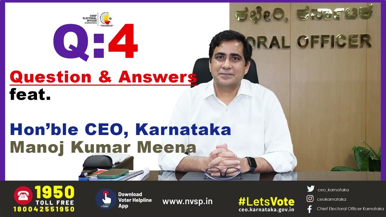 Q&A ft. CEO, KARNATAKA | PART 4 | KARNATAKA ASSEMBLY ELECTIONS 2023