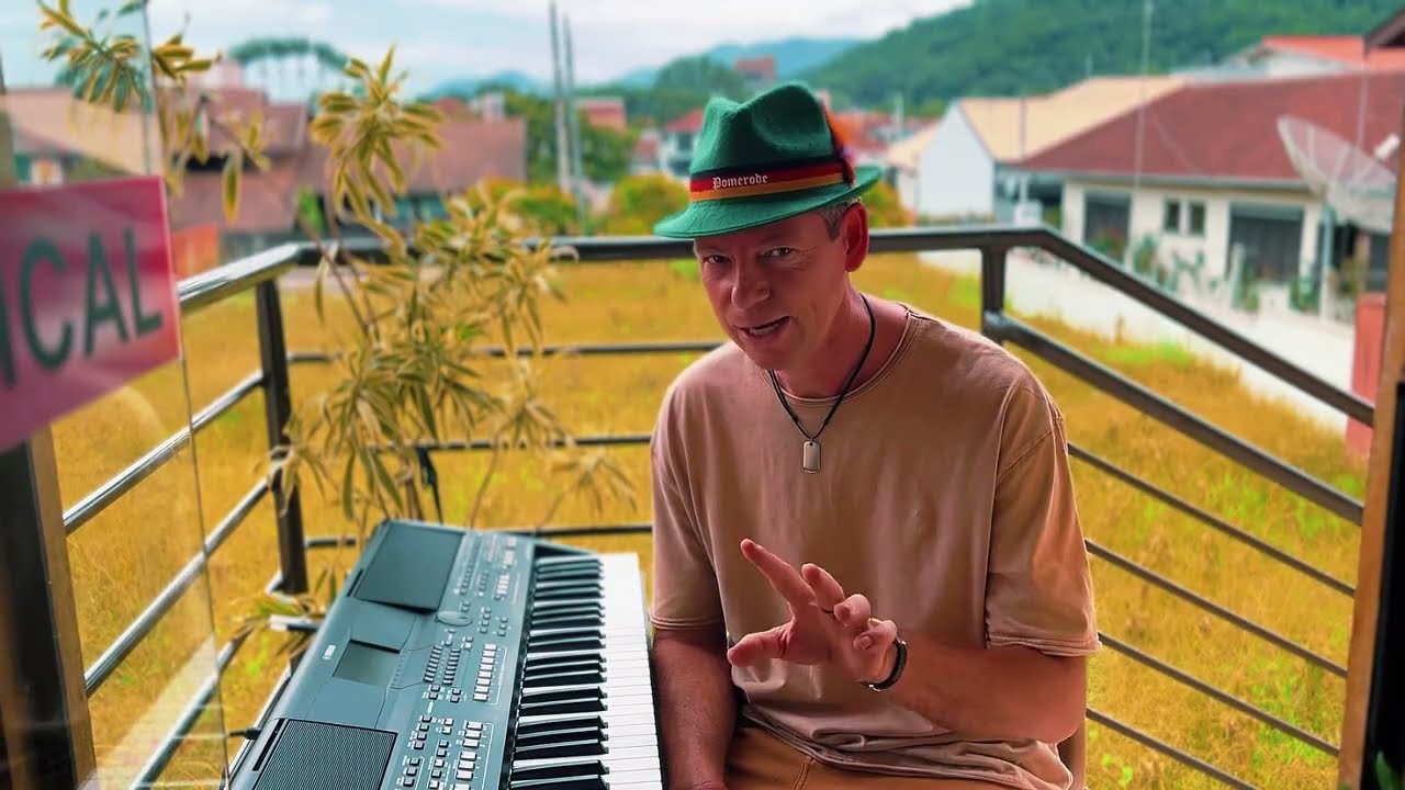 Dobrado da morangueira Brasil Latino Vídeo aula teclado