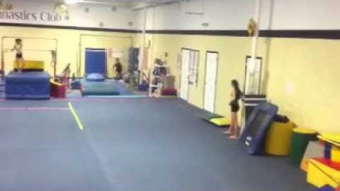 Front handspring front tuck vault!