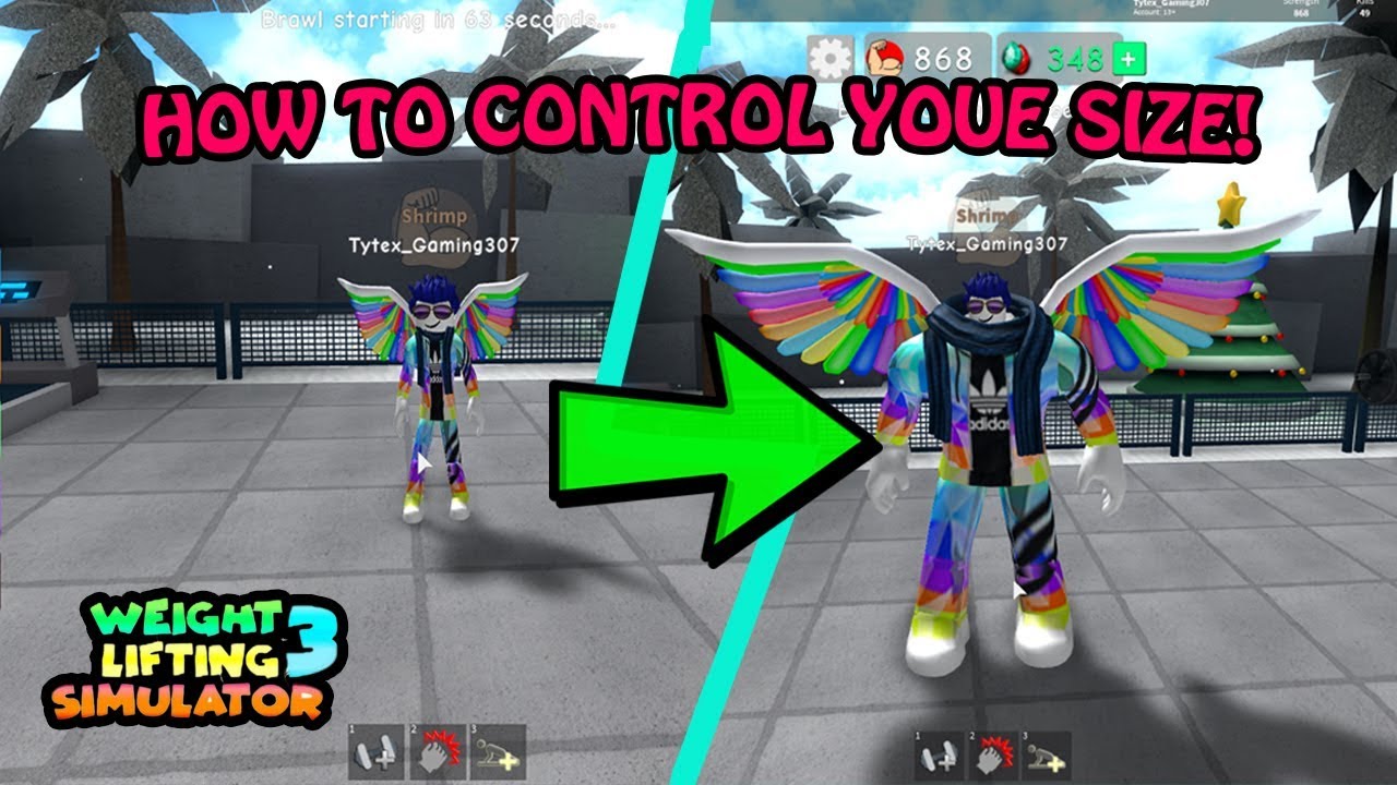 New How To Control Your Size Weight Lifting Simulator 3 Youtube - kindly keyin playing roblox wls3